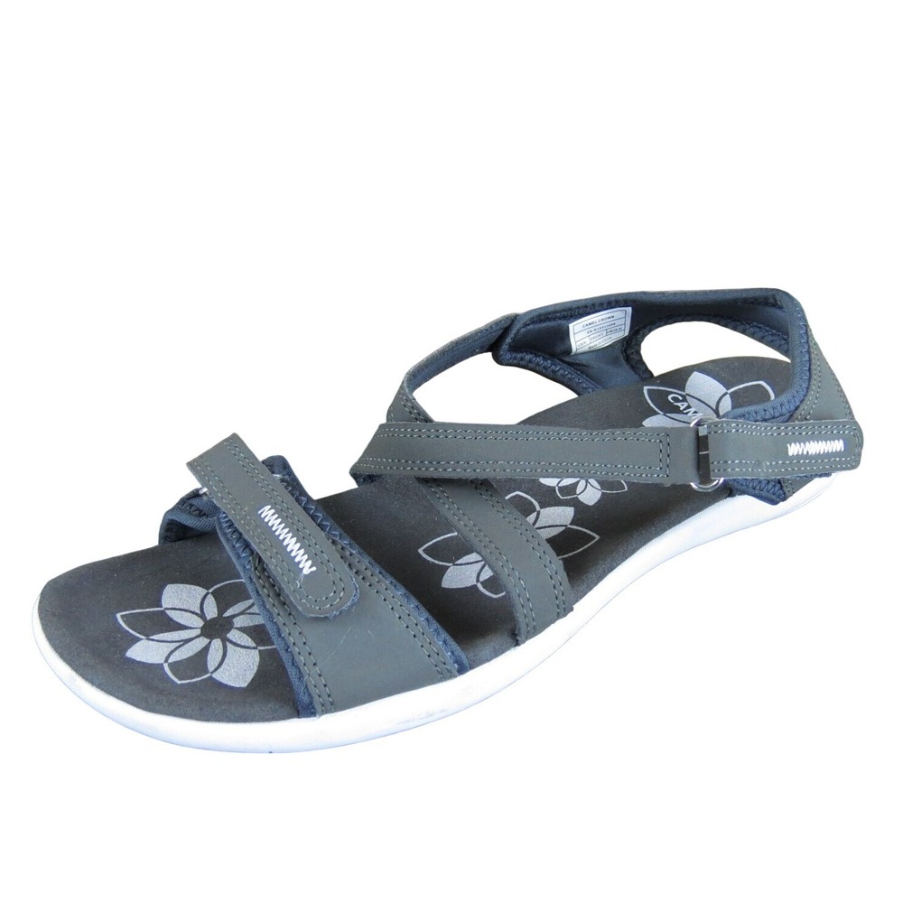 Camel Crown Women's ‎ Strappy Gray Synthetic Sz 9 Medium Gently Used 2025